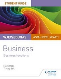 Abbildung von: WJEC/Eduqas AS/A-level Year 1 Business Student Guide 2: Business Functions - Philip Allan Updates