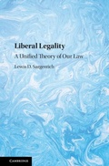 Bild: Liberal Legality - Cambridge University Press