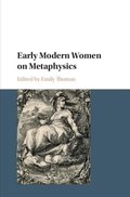 Cover: Early Modern Women on Metaphysics - Cambridge University Press