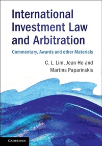 Abbildung von: International Investment Law and Arbitration - Cambridge University Press