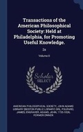 Cover: Transactions of the American Philosophical Society - Sagwan Press