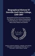 Cover: Biographical History Of Gonville And Caius College, 1349-1897 - Sagwan Press