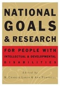 Cover: National Goals for People with Intellectual and Developmental Disabilities - American Association on Mental Retardation