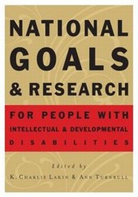 Enlarge image Cover: National Goals for People with Intellectual and Developmental Disabilities - American Association on Mental Retardation