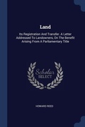 Cover: Land - Sagwan Press