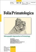 Cover: Ethnographic Approaches in Primatology - S. Karger
