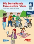 Cover: Die Bunte Bande - Das gestohlene Fahrrad. Ein inklusives Kinderbuch auch in Braille-Schrift und Leichter Sprache - Carlsen