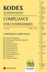 Abbildung von: KODEX Compliance für Unternehmen 2018 - LexisNexis ARD ORAC