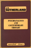 Cover: Psychoanalysis and Contemporary Thought - Karnac Books