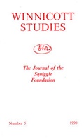 Cover: Winnicott Studies - Karnac Books
