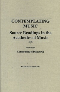 Enlarge image Cover: Contemplating Music - Pendragon Press