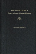 Cover: Festa Musicologica - Pendragon Press