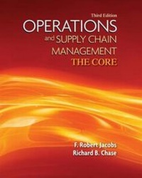 Enlarge image Cover: Operations and Supply Chain Management: The Core with Connect Plus - Irwin/McGraw-Hill