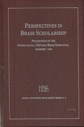 Cover: Perspectives in Brass Scholarship - Pendragon Press