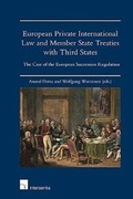 Cover: European Private International Law and Member State Treaties with Third States - Intersentia Ltd