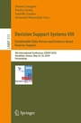 Cover: Decision Support Systems VIII: Sustainable Data-Driven and Evidence-Based Decision Support - Springer