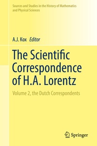 Abbildung von: The Scientific Correspondence of H.A. Lorentz - Springer