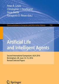 Enlarge image Cover: Artificial Life and Intelligent Agents - Springer