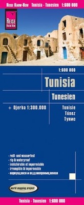 Abbildung von: Reise Know-How Landkarte Tunesien (1:600.000) mit Djerba (1:300.000) - Reise Know-How Verlag Peter Rump GmbH