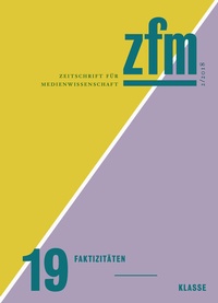 Abbildung von: Zeitschrift für Medienwissenschaft 19 - transcript