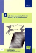 Cover: A Fully Micro-mechanically Motivated Material Law for Filled Elastomer - Universit&auml;t Hannover Institut f. Baumechanik u. Numerische Mechanik