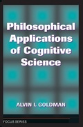 Cover: Philosophical Applications Of Cognitive Science - Routledge