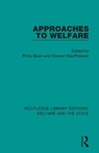 Cover: Approaches to Welfare - Routledge