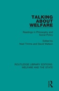 Cover: Talking About Welfare - Routledge