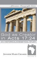 Cover: God as Creator in Acts 17:24 - Wipf & Stock Publishers