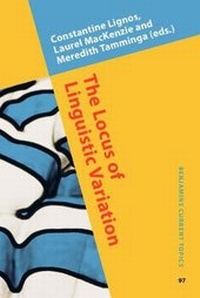 Enlarge image Cover: The Locus of Linguistic Variation - John Benjamins Publishing Co