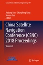 Cover: China Satellite Navigation Conference (CSNC) 2018 Proceedings - Springer
