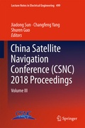 Cover: China Satellite Navigation Conference (CSNC) 2018 Proceedings - Springer