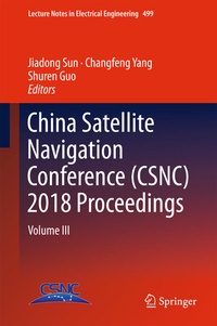 Enlarge image Cover: China Satellite Navigation Conference (CSNC) 2018 Proceedings - Springer