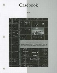 Enlarge image Cover: Casebook to Accompany Foundations of Financial Management - McGraw-Hill Inc.,US