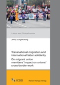 Cover: Transnational migration and international labor solidarity - Edition Rainer Hampp