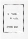 Cover: To Penge by Canal - Crystal Palace Foundation