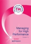 Cover: Managing for High Performance - Scitech Educational Ltd