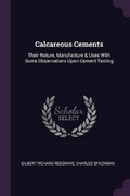 Cover: Calcareous Cements - Palala Press