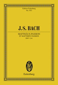 Abbildung von: St Matthew Passion - Schott Music