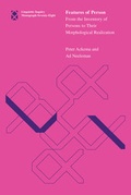 Cover: Features of Person - MIT Press