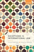 Cover: Exceptions in International Law - Oxford University Press