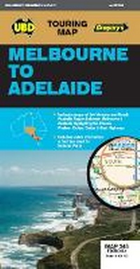 Abbildung von: Melbourne to Adelaide Map 345 3rd ed - UBD Gregory's