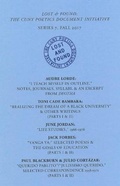Cover: Lost & Found: The CUNY Poetics Document Initiative, Series VII - Center for the Humanities, the Graduate Center, CUNY