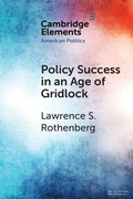 Cover: Policy Success in an Age of Gridlock - Cambridge University Press