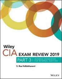 Abbildung von: Wiley CIA Exam Review 2019, Part 3 - Wiley