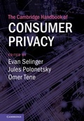 Cover: The Cambridge Handbook of Consumer Privacy - Cambridge University Press