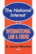 Cover: The National Interest on International Law and Order - Routledge