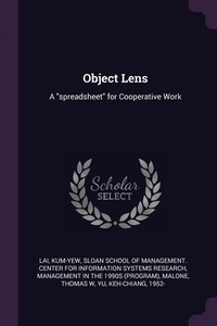 Enlarge image Cover: Object Lens - Palala Press