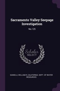 Cover: Sacramento Valley Seepage Investigation - Palala Press