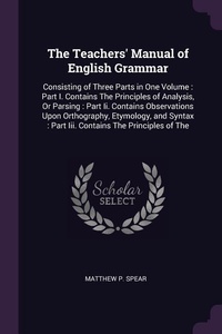 Abbildung von: The Teachers' Manual of English Grammar - Palala Press